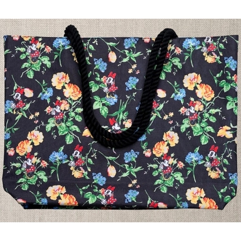 Disney Minnie Mouse floral print Large travel tote bag